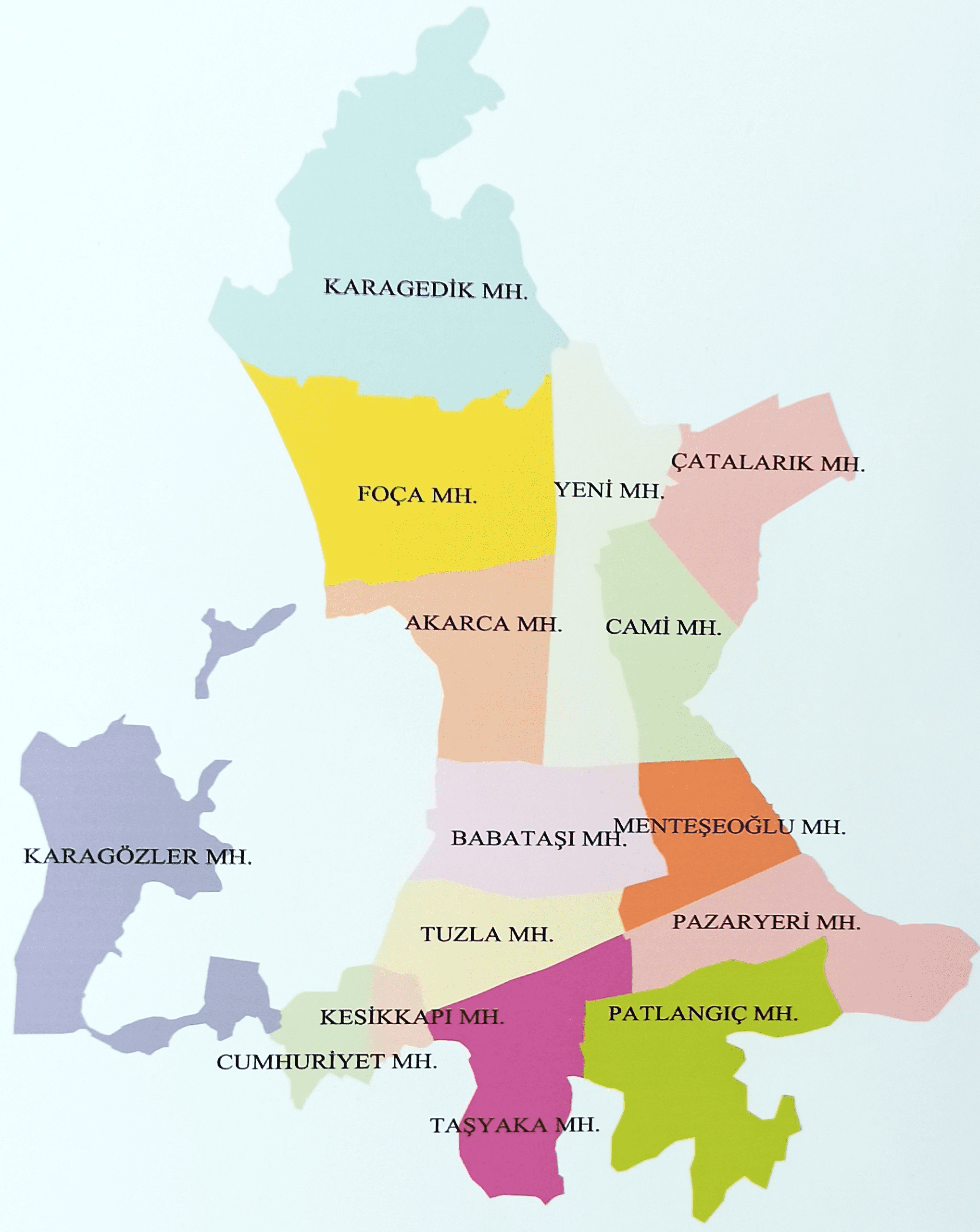 райони Фетхіє райони Фетхіє